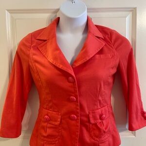 Forever 21 Vibrant Coral Blazer